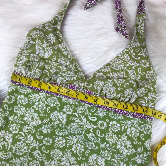 Athleta Floral Print Halter Swimsuit Top - Picture 4 of 7